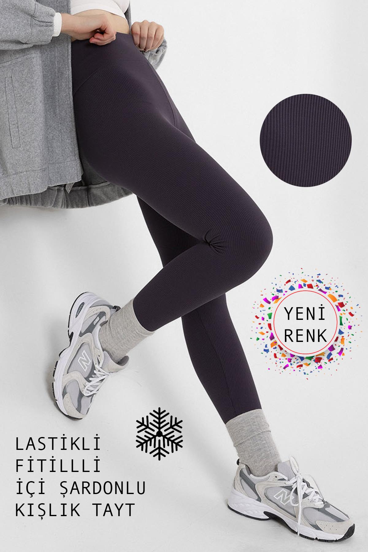 içi polarlı, LASTİKLİ, şardonlu, Fitilli, Toparlayıcı interlok Kışlık Örme Tayt