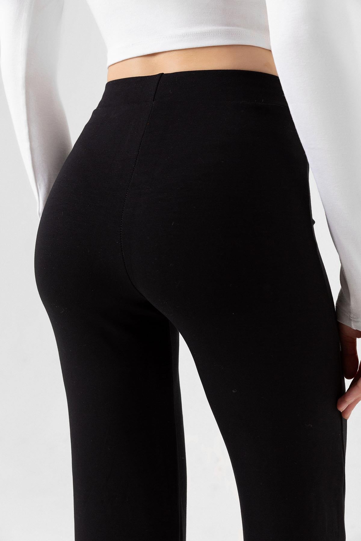 Modal Yumuşak dokulu Wide Leg geniş paça örme Modal kadın pantolon