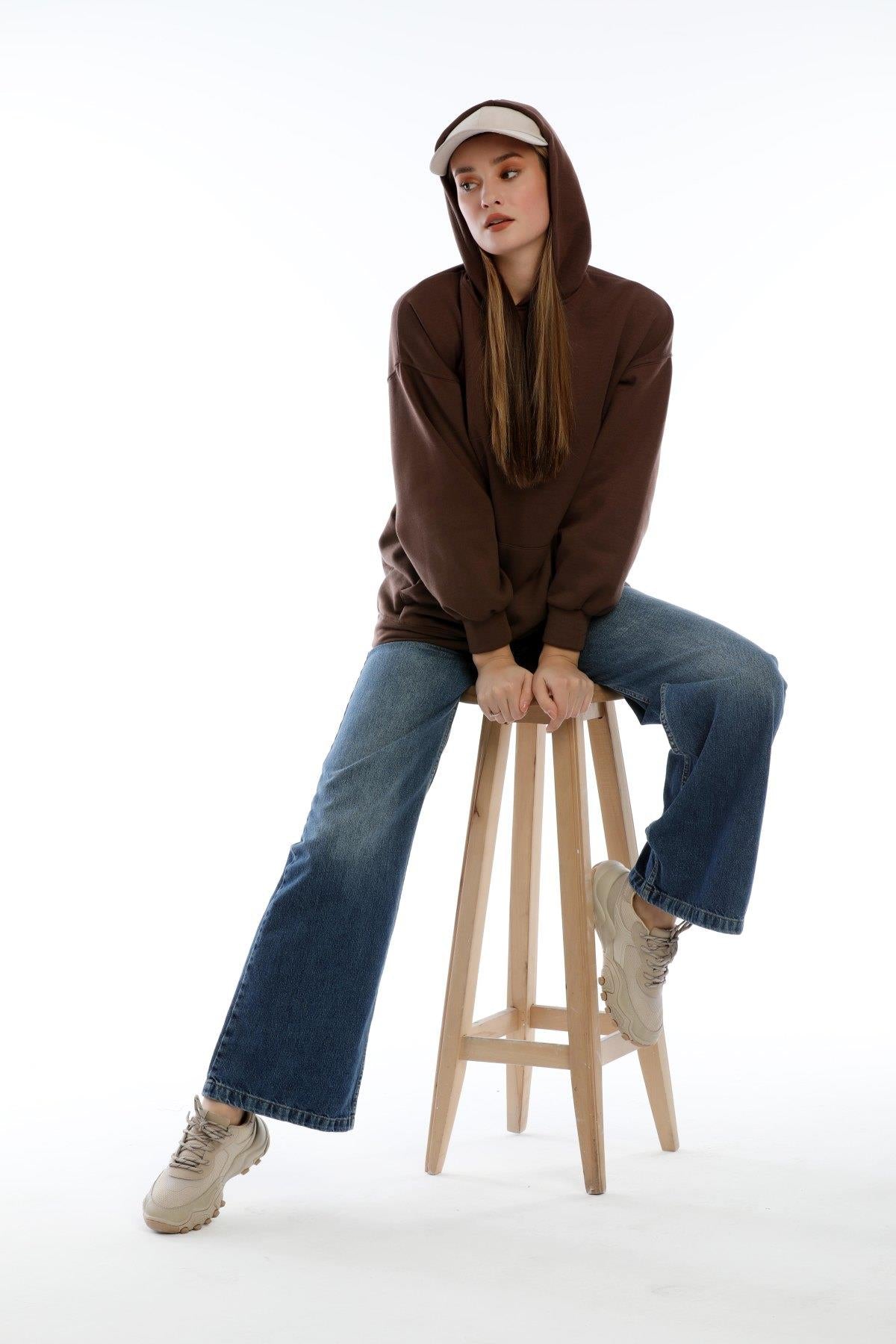 High waist wide trotting wide leg jeans women jeans