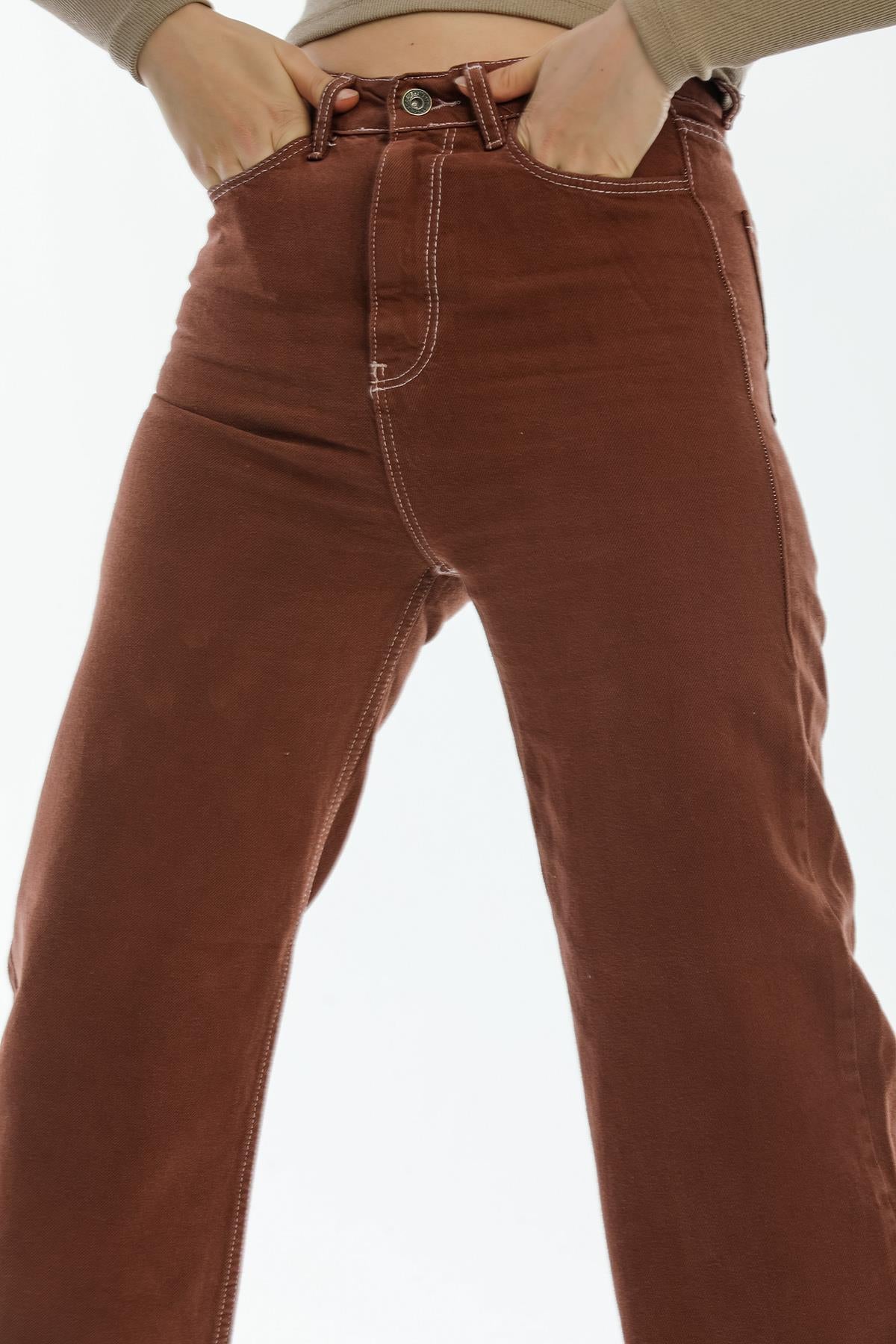 High waist wide trotting wide leg jeans women jeans