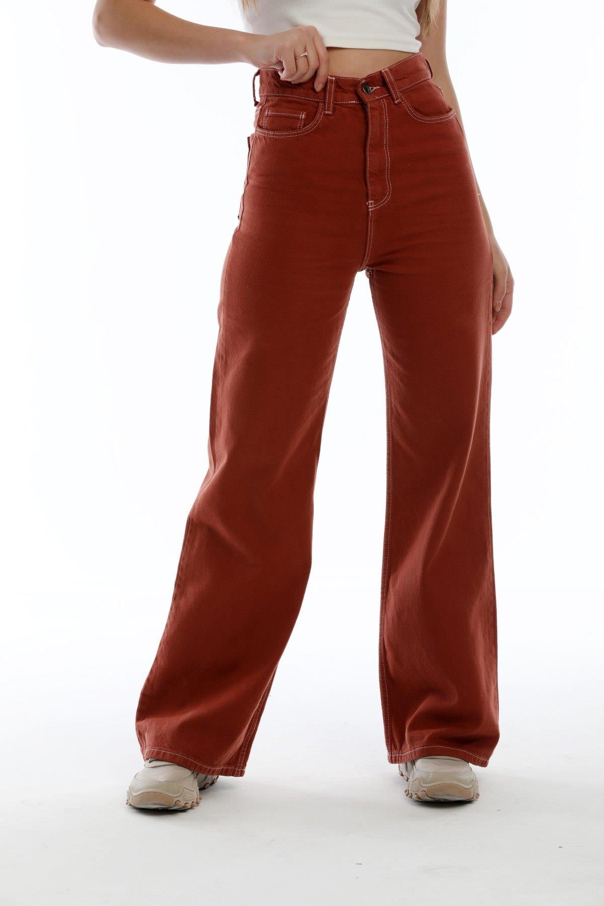 High waist wide trotting wide leg jeans women jeans