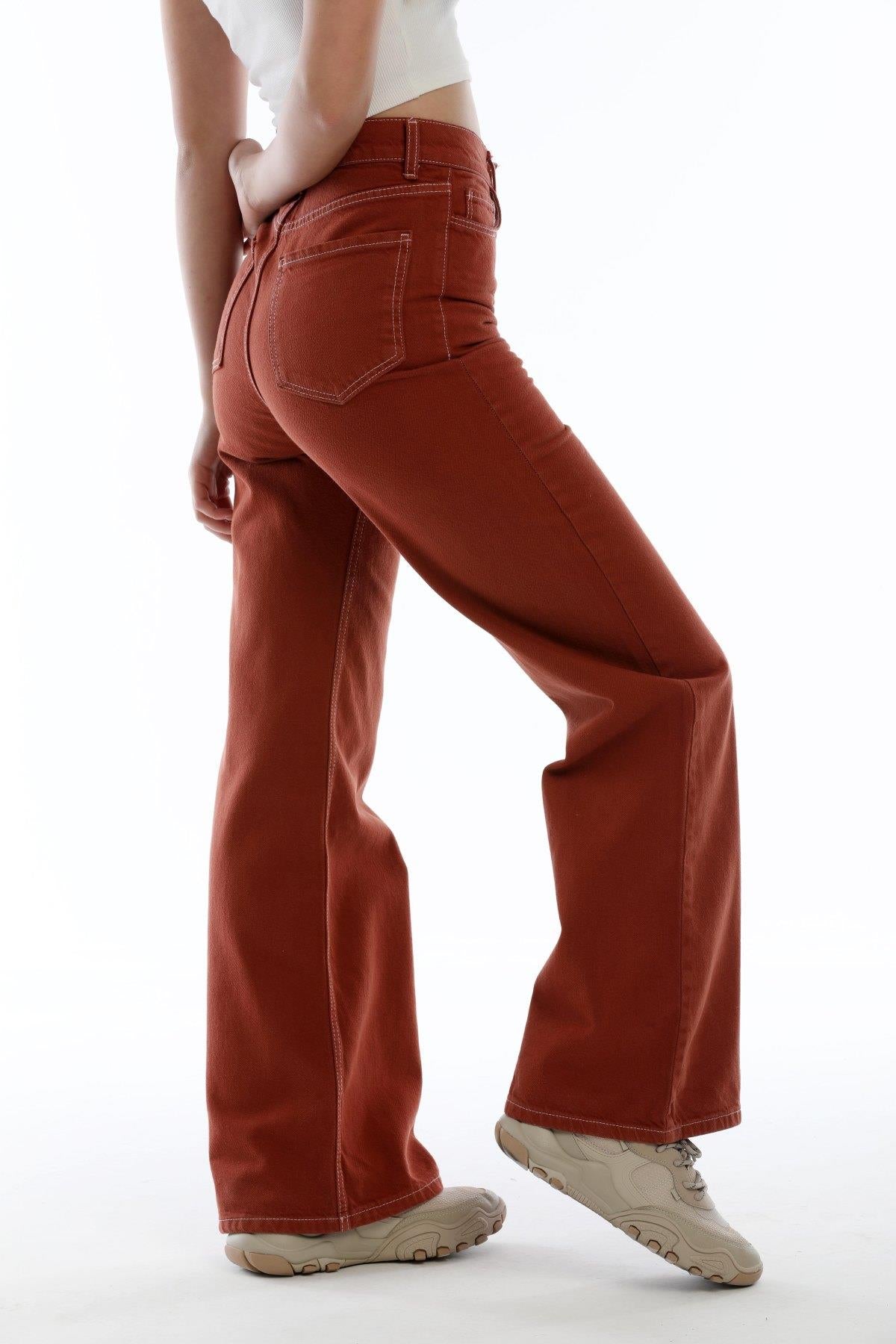High waist wide trotting wide leg jeans women jeans