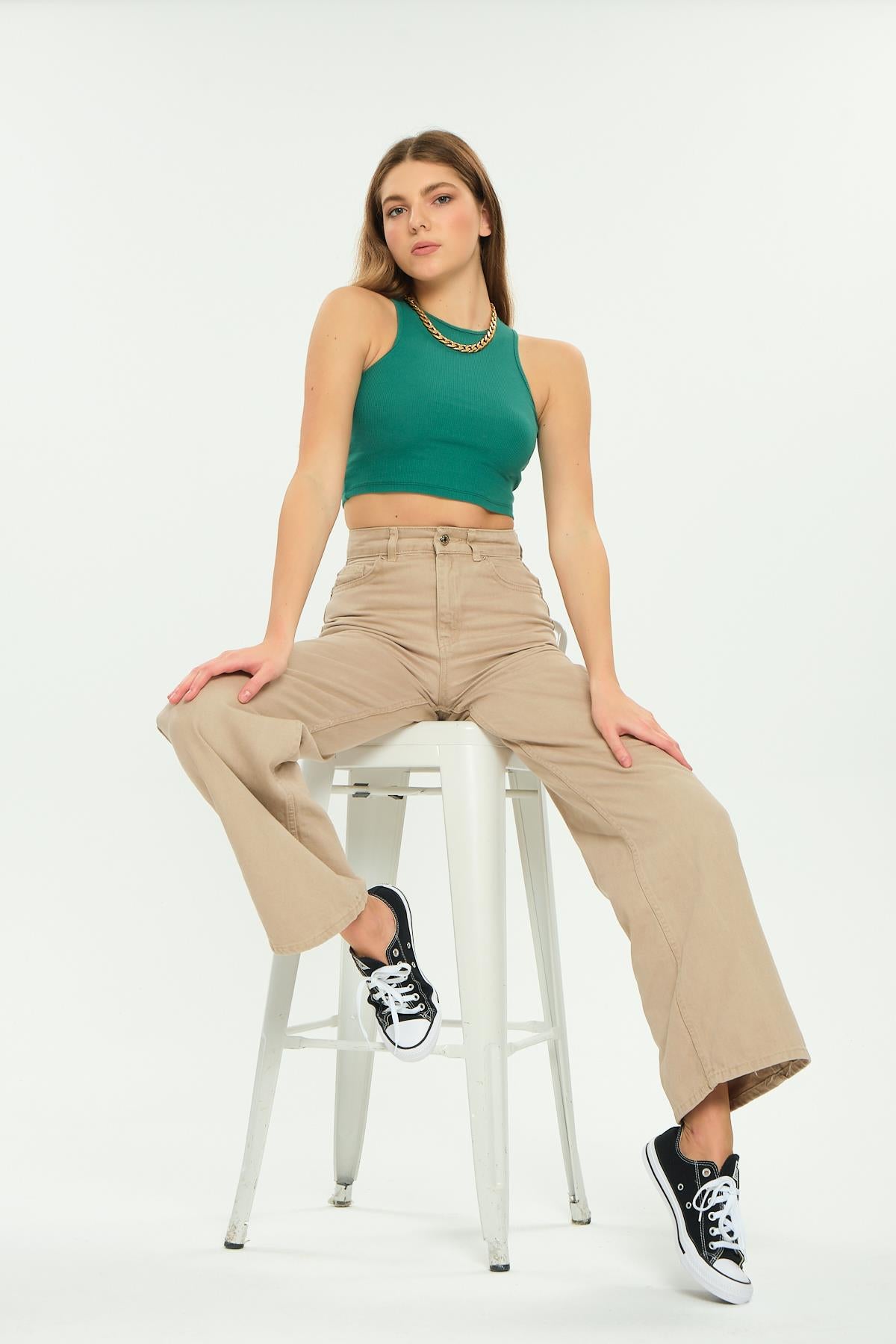 High waist wide trotting wide leg jeans women jeans