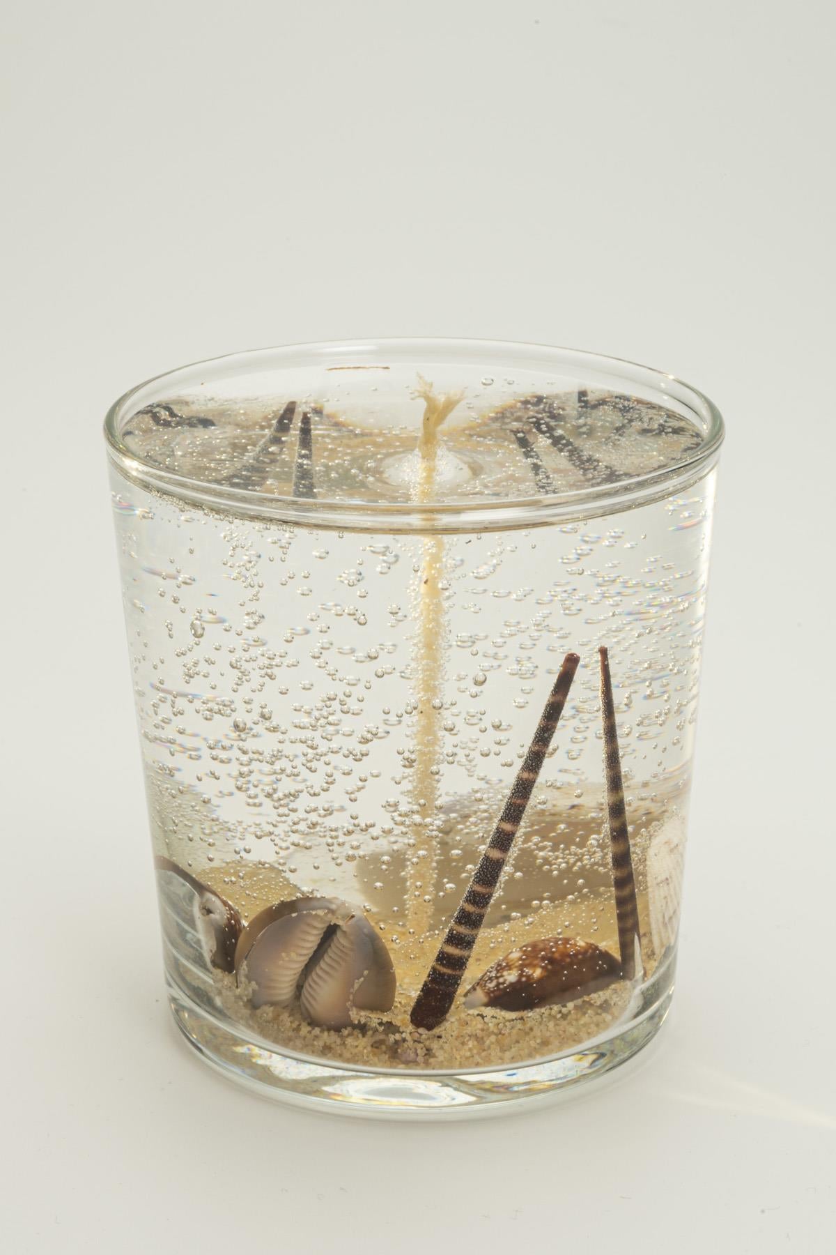 Handmade fragrant gel candle code: bahama
