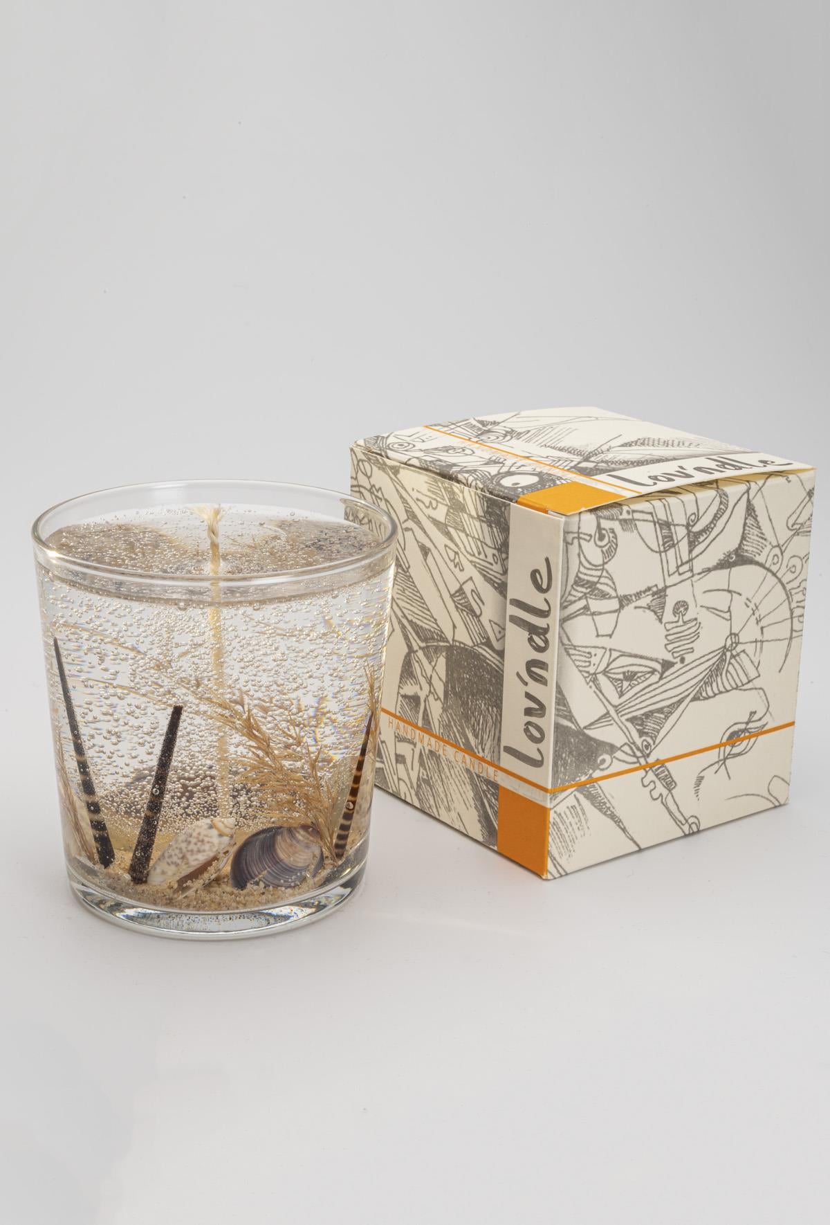 Handmade scented gel candle code: Himalaya