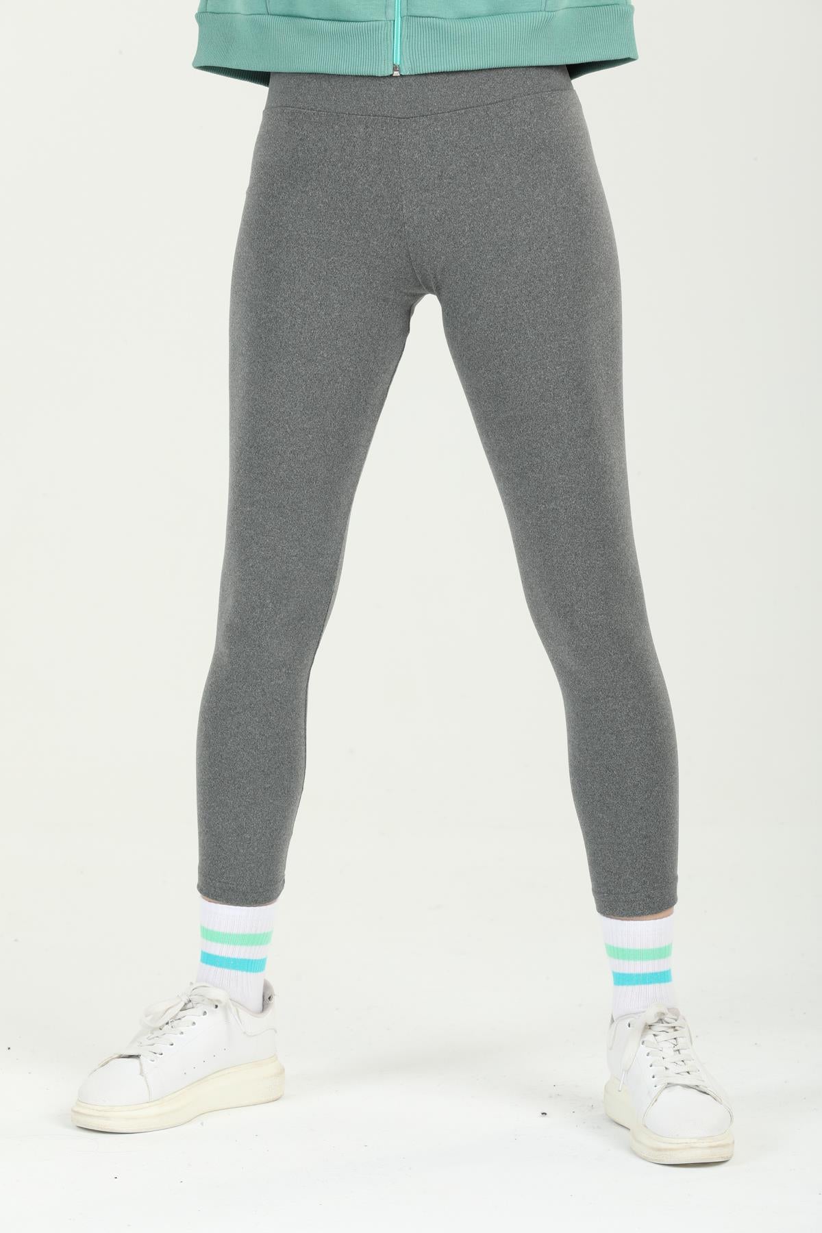 High waist, gathering Yumoş Winter Flexible leggings