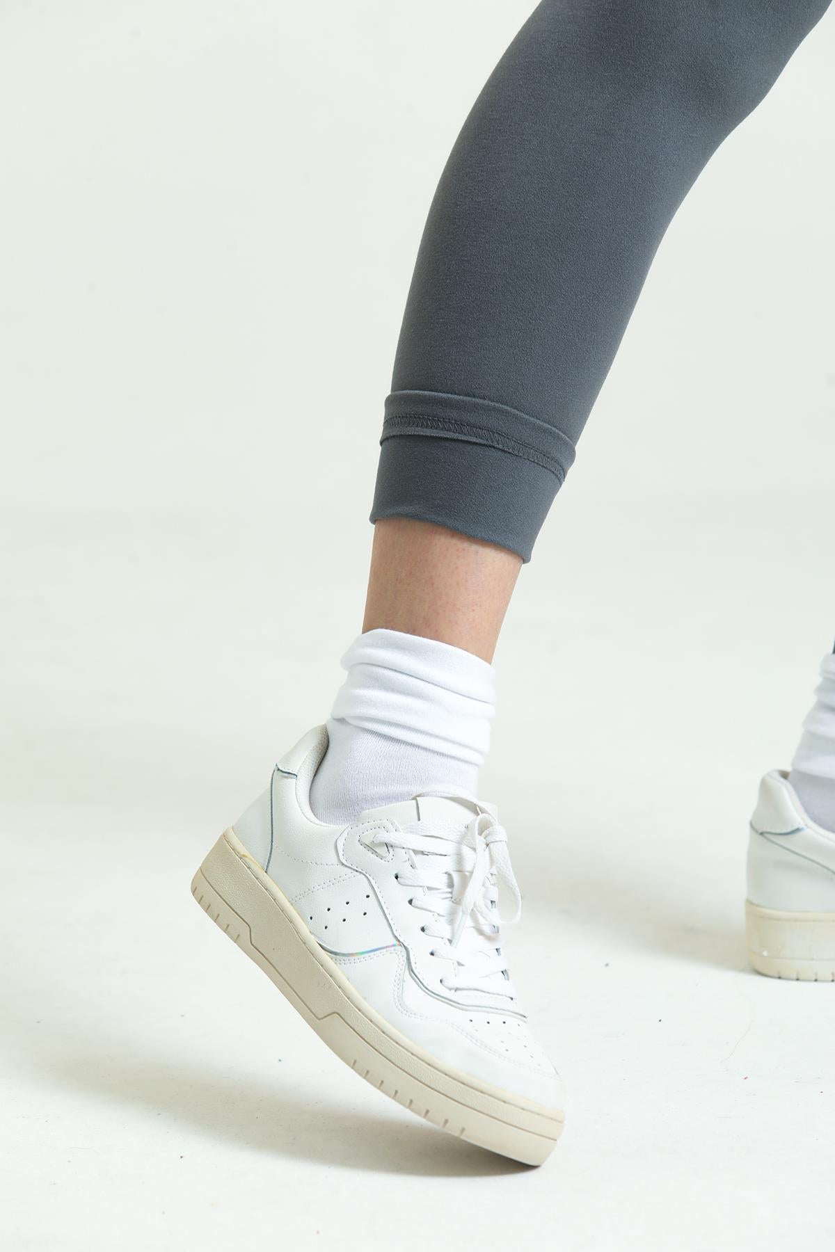 High waist, gathering Yumoş Winter Flexible leggings