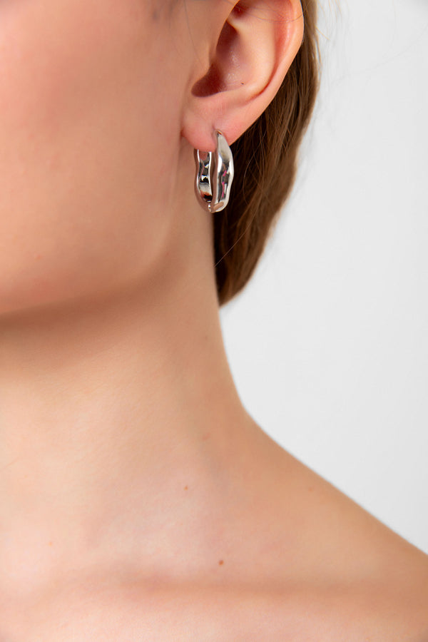 Asymmetric Hoop Metal Women's Bijouterie Earrings