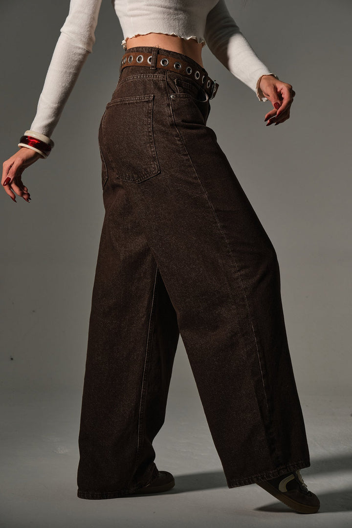 Normal  Bol  Salaş Geniş paça Wide leg super Baggy Kadın Pantolon @Havana Maule