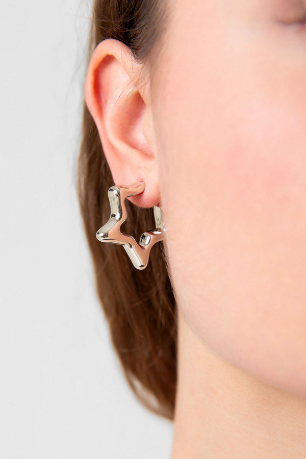 Star Shaped Metal Women's Bijouterie Earrings