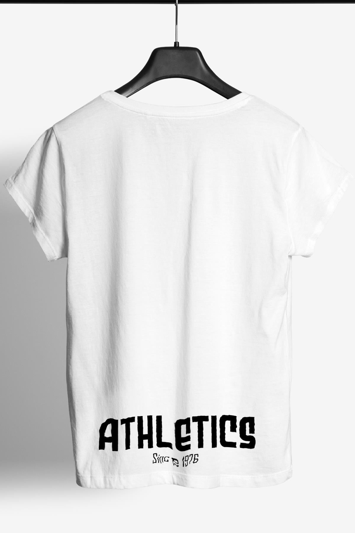 Athletics printed Crew Neck men's t -shirt
