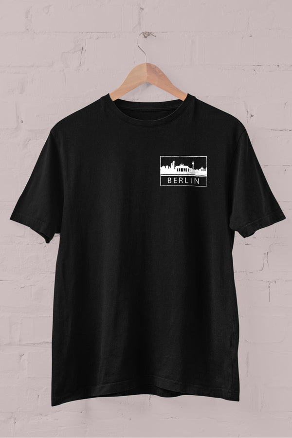 Berlin Silhouette Printed Crew Neck Men's T-Shirt