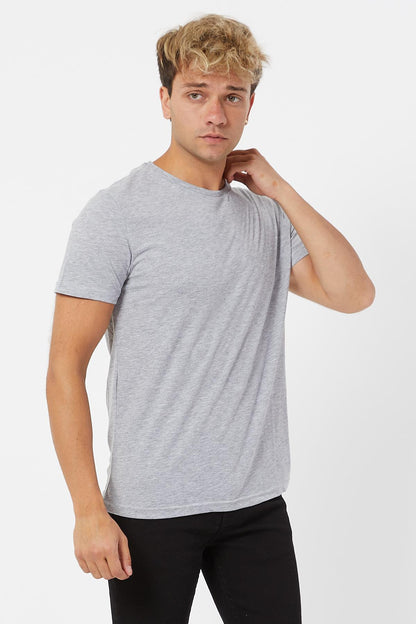 Crew Neck Basic Short Sleeve Cotton Men's T -shirt