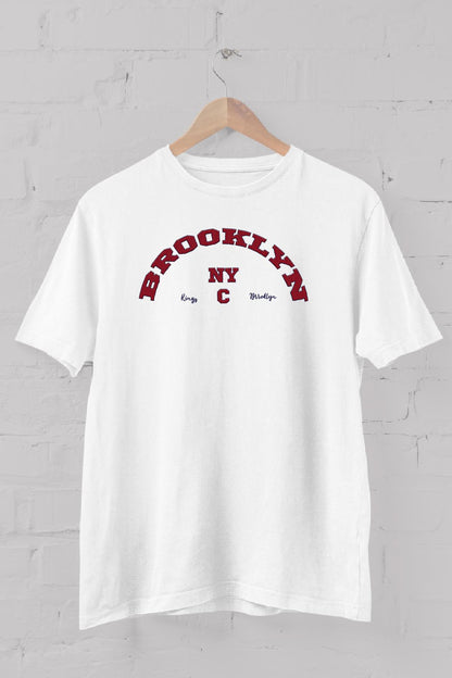 Brooklyn printed Crew Neck men's t -shirt