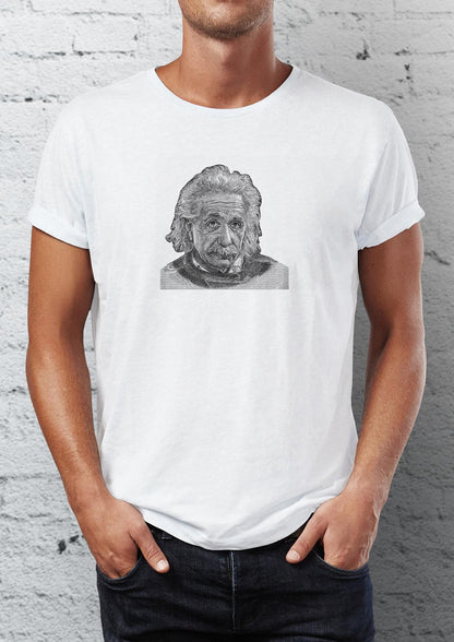 Einstein Printed Crew Neck Men's T -shirt