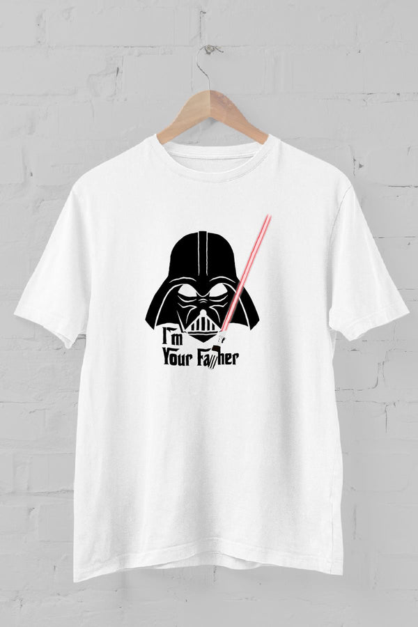 I'm your father Baskılı Bisiklet Yaka Erkek Tişört Blah.