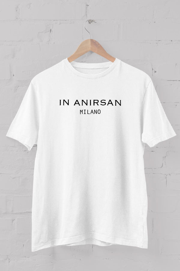 İnanırsan Milano Baskılı Bisiklet Yaka Erkek Tişört Blah.