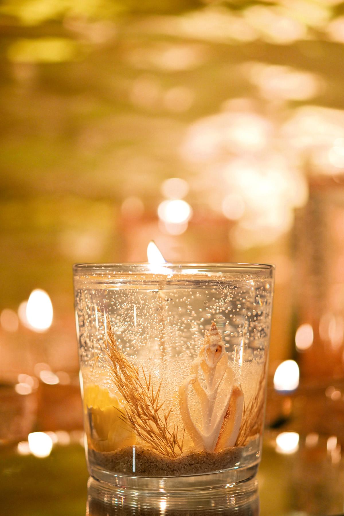 Handmade fragrant gel candle code: Oleonon
