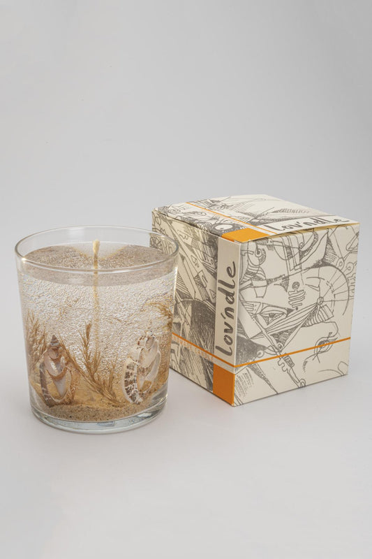 Handmade fragrant gel candle code: Sumba