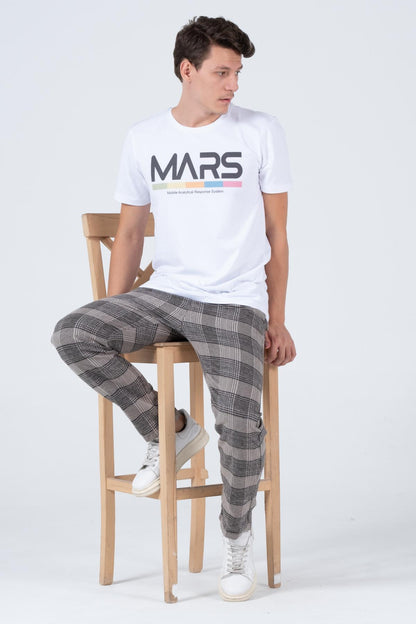 Mars printed Crew Neck comfort