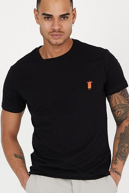 Monster Printed Crew Neck Men's T -shirt