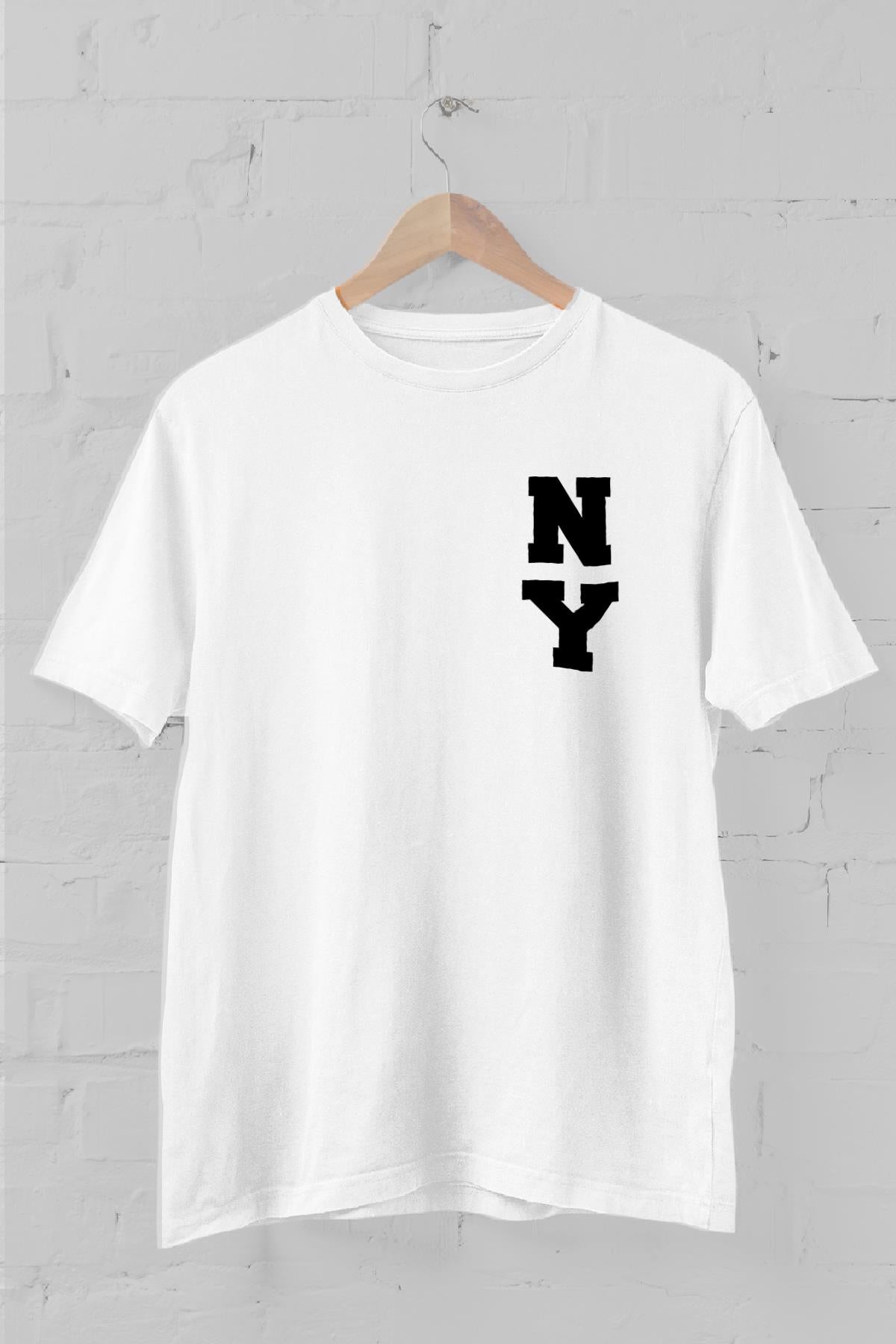 New York Arma Printed Crew Neck Men's T -shirt