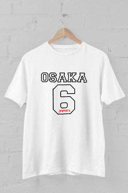 Osaka 6 printed Crew Neck men's t -shirt