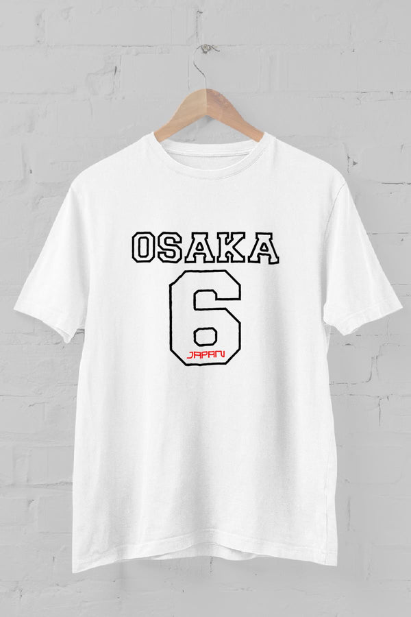 Osaka 6 Baskılı Bisiklet Yaka Erkek Tişört
