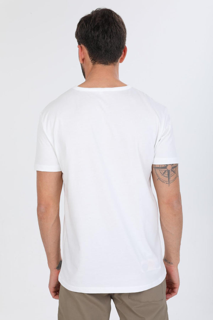 Oversize Fit Pamuklu Kısa Kollu Basic Uniseks Pis Yaka Unisex Tişört Domoda