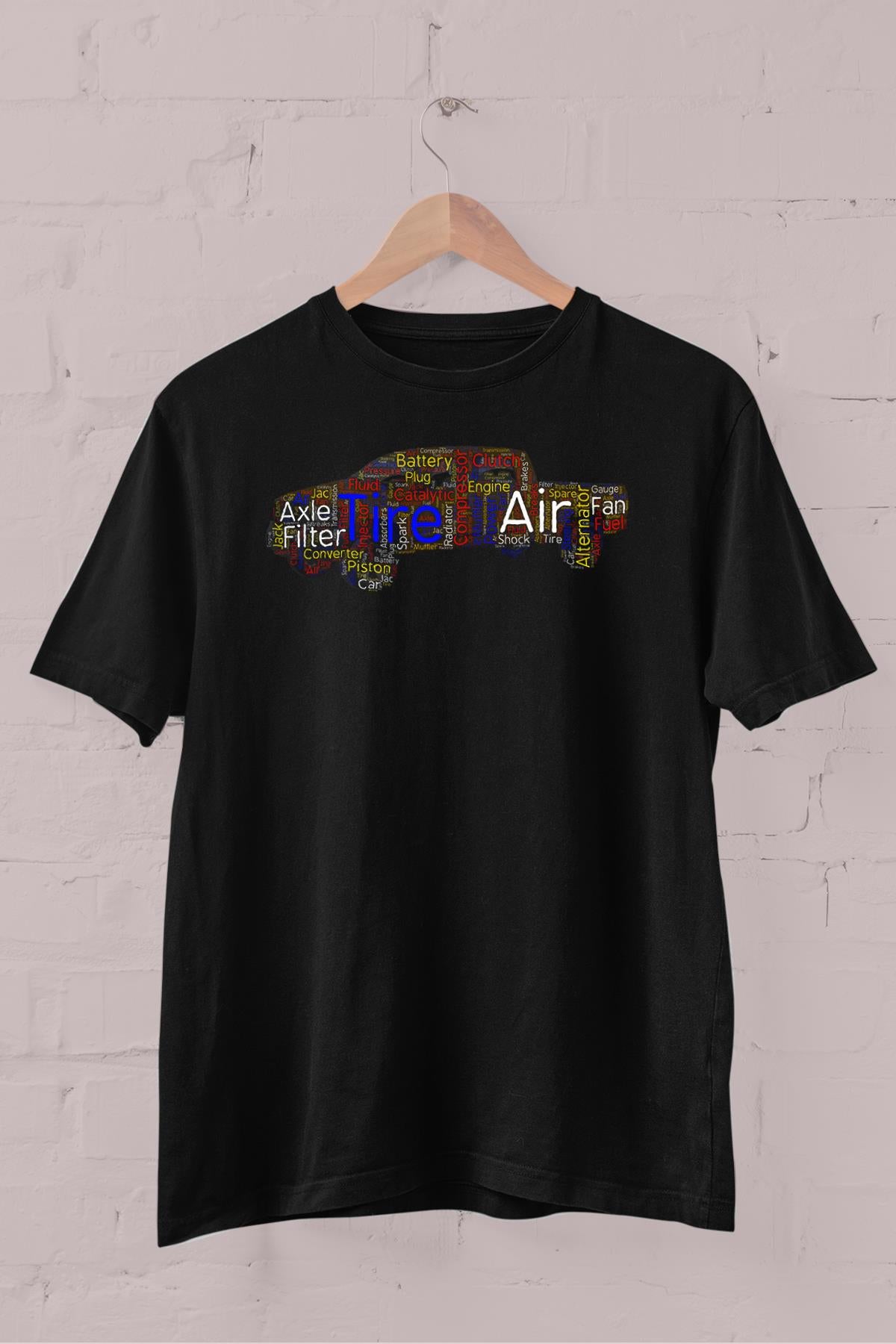 Typography printed Crew Neck men's t -shirt
