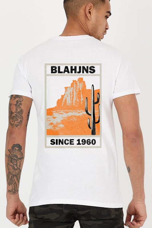Back printed Crew Neck relaxed men