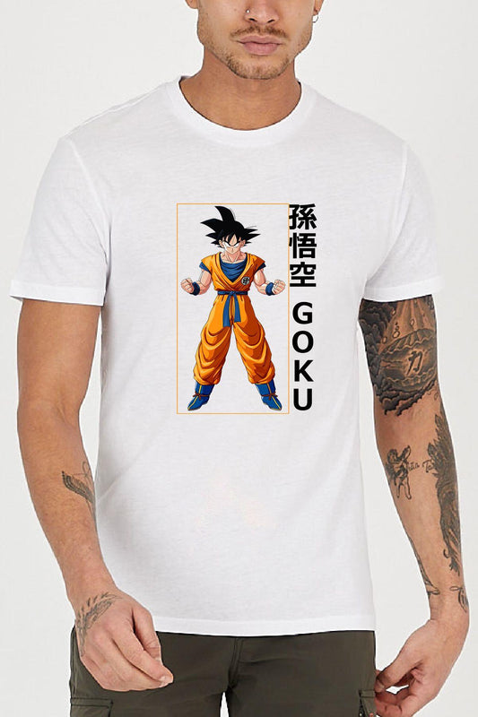 LAST GOKU ANIME PRINTED BICYCLE MEN T -shirt