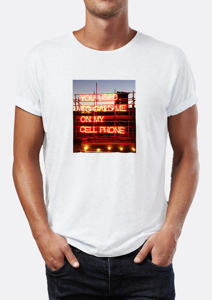 You USED to Call Printed Crew Neck Men's T -shirt